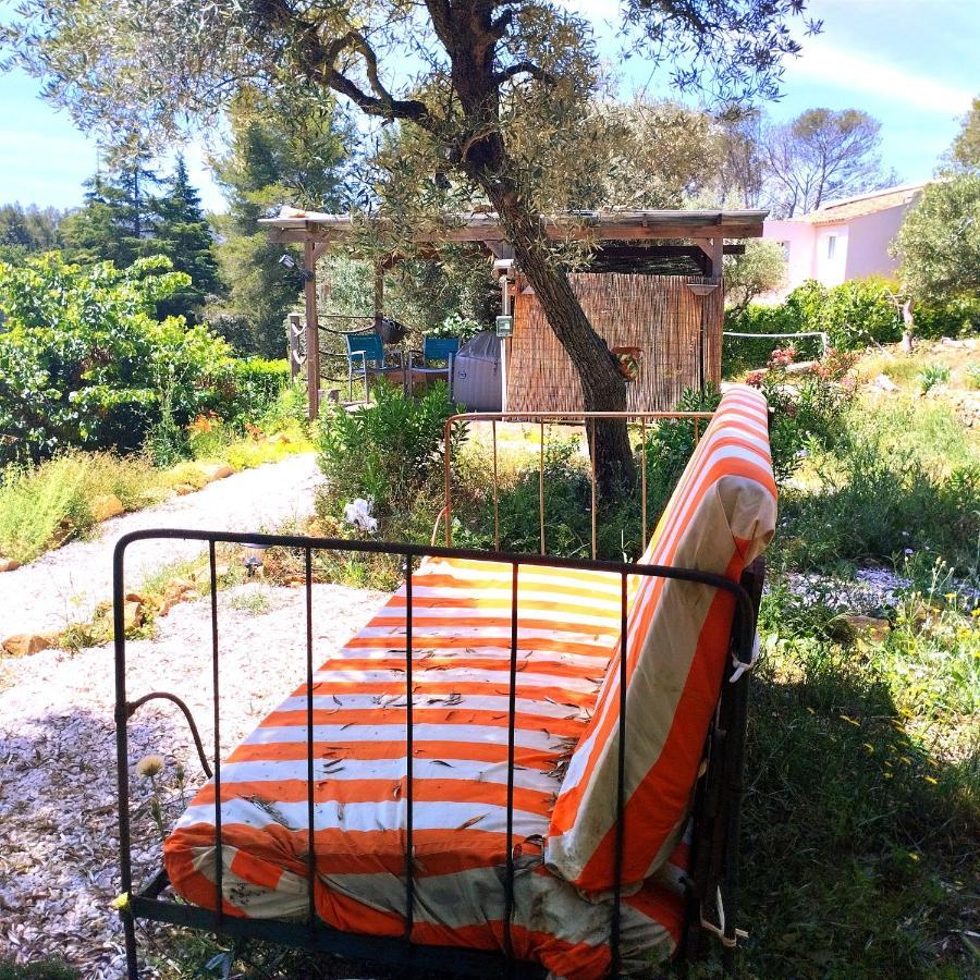 Arche De Noe Atypique, Boheme , Nature, Piscine Chauffee De Paques A Toussaint , Spa , Sauna , Loisirs Le Beausset Zewnętrze zdjęcie